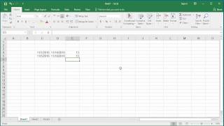 Calculate Time Between Two Dates in Excel [upl. by Lalat]