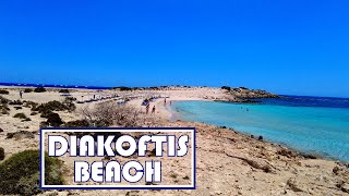 Karpathos Greece  Diakoftis Beach ▶ Best beach on the island ▶ In 4K [upl. by Eissalc]