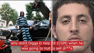 why didnt Digga D help ZK CGM when he was going to Hull to sell gear ukdrill truecrime [upl. by Reinhardt]