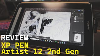 REVIEW PEN DISPLAY MURAH XP PEN ARTIST 12 2nd GEN [upl. by Burdett418]