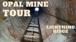 Opal Mining in Australia  Mine Tour and Exploration [upl. by Atinnor]