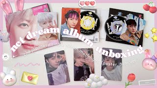 ALBUM UNBOXING NCT DREAM  2nd Japanese Single Moonlight  Doyoung 8th Anniversary MD ⋆˚✿˖° [upl. by Rot]