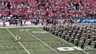 Buckeye Battle Cry 🏟 Ohio State Marching Band OSU vs Notre Dame 🏈 football game halftime show 2022 [upl. by Tneciv]