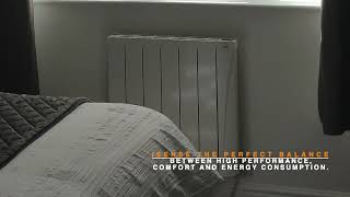 iSense Energy efficient wi fi connected Electric Radiator by INTELLI HEAT Uk [upl. by Naanac]