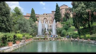 Villa d’Este  Hadrians Estate Italian Renaissance Garden DONT MISS Tivoli Italy  ECTV [upl. by Doelling69]