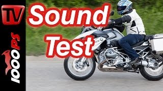 Soundvideo  BMW R1200GS  Akrapovič KomplettanlageBrachialer Sound [upl. by Mitzl995]