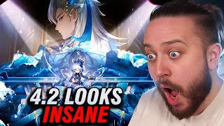 CRAZIEST GENSHIN IMPACT UPDATE YET  42 LIVESTREAM REACTION [upl. by Allana491]