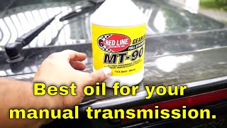 Redline mt90 Manual Transmission Oil Review Best oil for Manual Transmission [upl. by Enylhsa]