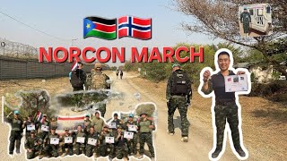 NORCON MARCH 24Junuary 2024 25 KM vest 10kg 🇸🇸🇹🇭🇺🇳🇧🇻ฝากกดติดตามด้วยนะครับ [upl. by Ynaoj]