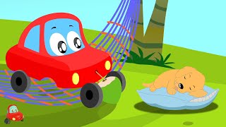 Lazy Car Song  More Nursery Rhymes amp Kids Songs by Little Red Car [upl. by Aristotle]