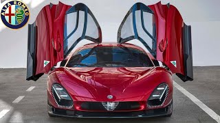 Alfa Romeo 33 Stradale Debuts With 620 Horsepower [upl. by Nelleh]