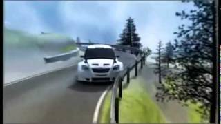 Robert Kubica crash 3D simulation 2011 Rally Ronde di Andora [upl. by Ereveniug]