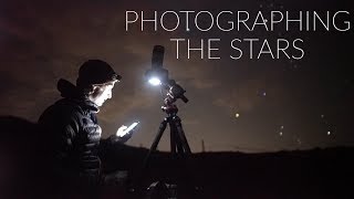 Photographing the stars on the Welsh coast [upl. by Ilke]