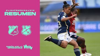 Millonarios vs Medellín resumen  Liga Femenina BetPlay Dimayor 2024  Fecha 1 [upl. by Anomis]