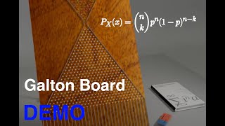 Galton board demo [upl. by Marquita]