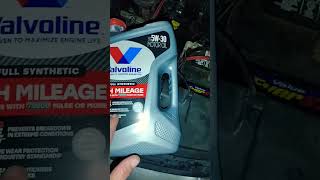 Valvoline Oil full synthetic oil change [upl. by Gove]