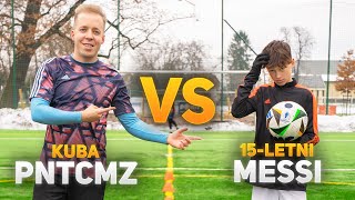 MŁODY MESSI 15 LAT VS PNTCMZ  Seweryn jest piłkarzem [upl. by Ardnekal]