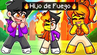 ¡CHICA DE FUEGO Y UN HUMANO TIENEN UN HIJO EN MINECRAFT 🔥💖💧 AMOR PROHIBIDO EN MINECRAFT ROLEPLAY [upl. by Aivun]