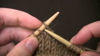 Knit Stitch  English Style [upl. by Zaob]