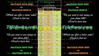 netTALK DUO WiFi vs netTALK DUO II [upl. by Ailahk]