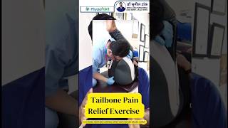 Tailbone Chiropractic Adjustment  tailbone pain relief exercise  coccyx adjustment  Chiropractor [upl. by Allimak]