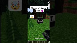 Minecraft Logic TNT shorts minecraft [upl. by Emlynn544]