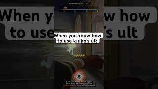 When you know how to use kirikos’s ultimate overwatch2 overwatch kiriko shorts short [upl. by Eliath690]