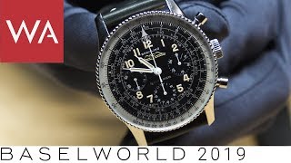 Baselworld 2019 Discover the new Breitling Navitimer Superocean amp Premier watches [upl. by Anoirb615]