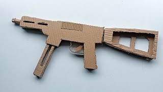 how to make cardboard gun how to make cardboard ump [upl. by Yema]