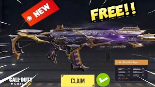 NEW Claim FREE 🔥 Legendary M4 Now  How To Unlock it Target Acquired Event in COD Mobile [upl. by Dnalevelc779]