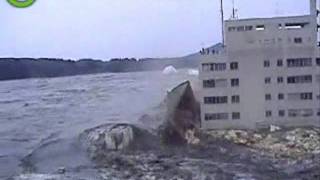 Amazing Japan Tsunami Earthquake Footage [upl. by Leahcimed]