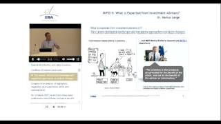 MiFID II What is Expected from Investment Advisers [upl. by Alioz]