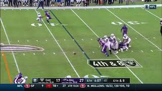 Terrell Suggs Gets Insane 43 Yard Fumble Recovery Touchdown Ravens vs Raiders [upl. by Etennaej318]