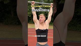 Bodyweighttraining vs Bodybuilding gym fitness bodybuilding meme lustig tipps [upl. by Nettle64]