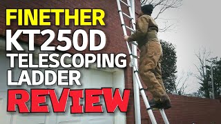 Finether KT250D Telescoping Ladder REVIEW [upl. by Slavin360]