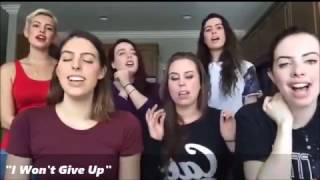 CIMORELLI singing old acapella covers amp requests Pray Skyscraper I Wont Give Up etc [upl. by Ahsitauq]