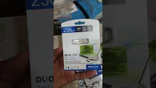 PNY Duo Link 256GB USB 32 TypeC Dual Pen DrivePNY Duo Link 256GB USB 32 TypeC Dual Pen Drive256g [upl. by Jalbert]