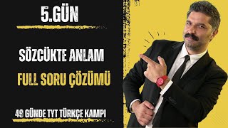 49 Günde TYT Türkçe Kampı  5GÜN  RÜŞTÜ HOCA [upl. by Sallyanne]