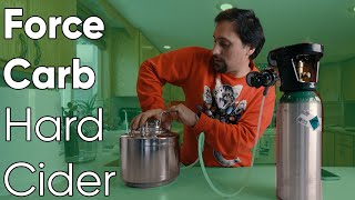 How to Keg Carbonate Hard Cider  My Method [upl. by Darnok]