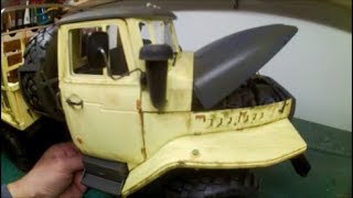 Build of  Cross Rc UC6 Ural 6x6 scale 112 Part 5 [upl. by Durward]