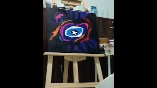 Cats Eye Nebula series no1 art galactic painting artistartwork cosmicart [upl. by Eikciv41]