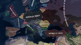 Magna Europa Reloaded  Hoi4 Timelapse [upl. by Porty]