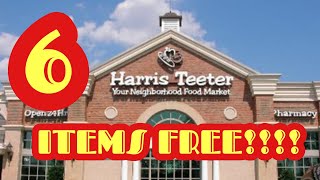 6 ITEMS FREE AT HARRIS TEETER EASY DIGITAL DEALS [upl. by Icrad]