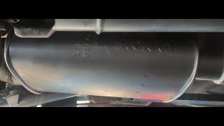 25quot Dynomax super turbo mufflers vs 3quot catted x pipe no mufflers  Decibel measurements [upl. by Lelith]