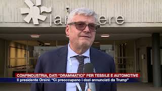 Etg  Confindustria dati “drammatici” per tessile e automotive [upl. by Oidale]