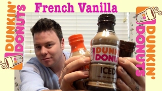 DUNKIN DONUTS BOTTLED ICED COFFEE 24  FRENCH VANILLA  THE SHOWSTOPPER SHOWS [upl. by Alejandrina505]