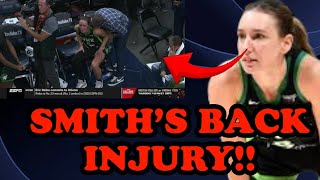 🚨😱Alanna Smith Plays Despite Back Injury [upl. by Suinuj]