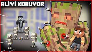 CANAVAR ALİYİ KORUYOR 😱  Minecraft [upl. by Gibbeon]