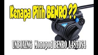 UNBOXING MONOPOD BENRO A48TDS4 [upl. by Janessa907]