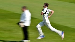 Podmore flourishes in perfect bowling conditions  Somerset v Middx Day One [upl. by Lipp179]